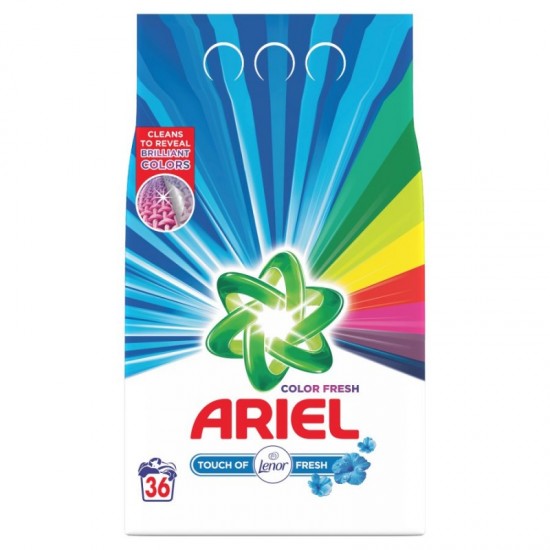 ARIEL Prací prášok - Touch of Lenor Fresh Color 2,7kg, 36 praní