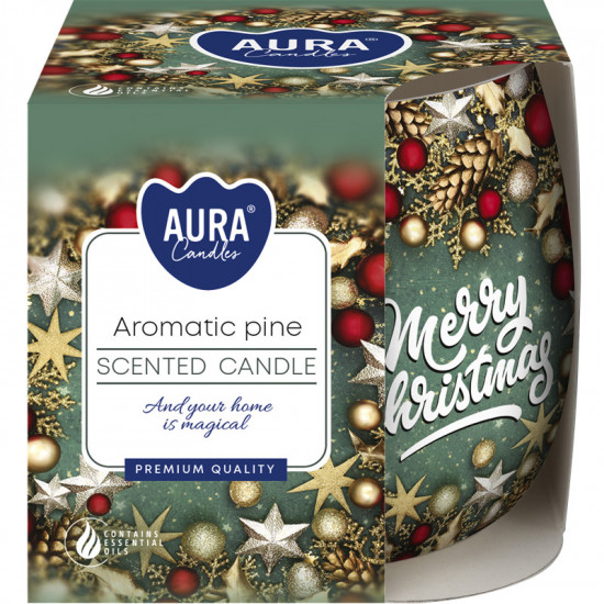 Aura Candles Vonná sviečka Aromatic Pine 100g