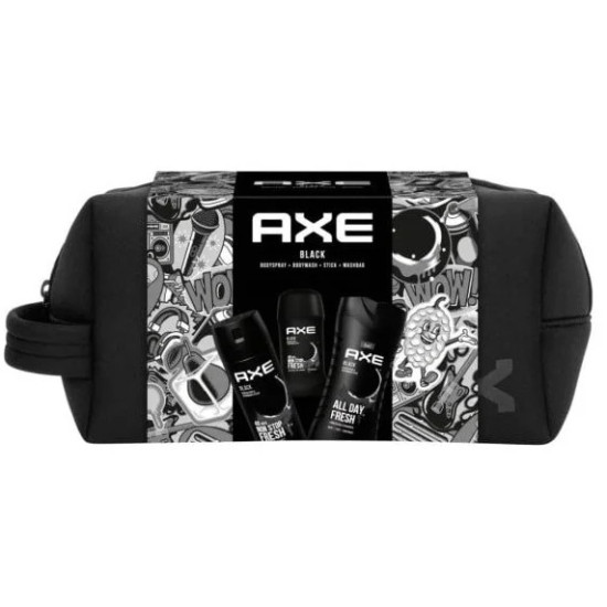 Axe Darčeková sada Black Sprchový gél 250ml, Deospray 150ml, Deostick 50ml Axe Darčeková sada Black Sprchový gél 250ml, Deospray 150ml, Deostick 50ml
