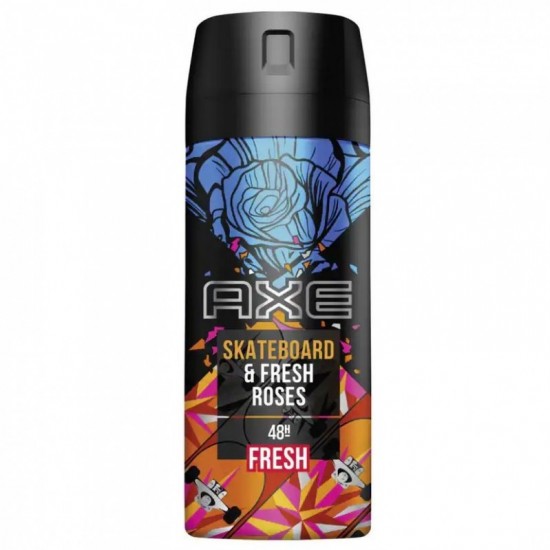AXE Deospray - Skateboard&Fresh roses 150ml AXE Deospray - Skateboard&Fresh roses 150ml