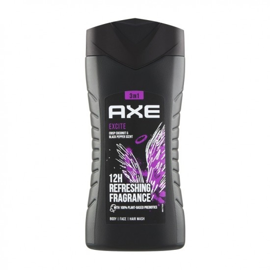 AXE Sprchový gél - Excite 3in1 250ml