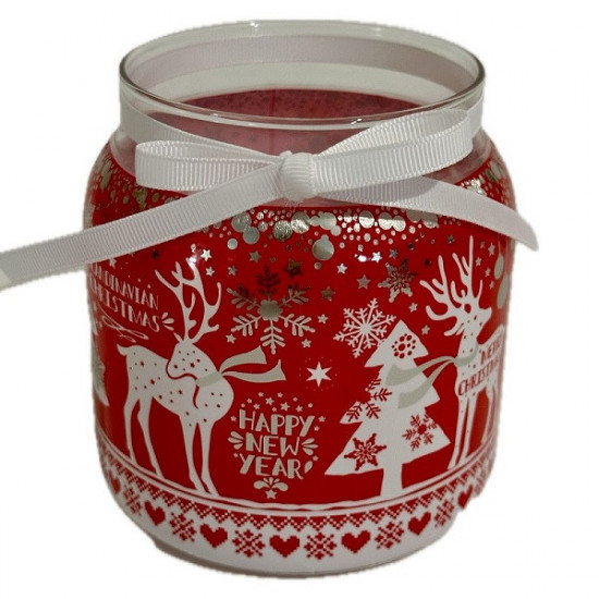 Bartek Candles Lampión Scandinavian Christmas Red