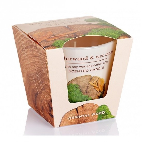 BARTEK CANDLES Sójová vonná sviečka Cedarwood & Wet moss 115g BARTEK CANDLES Sójová vonná sviečka Cedarwood & Wet moss 115g