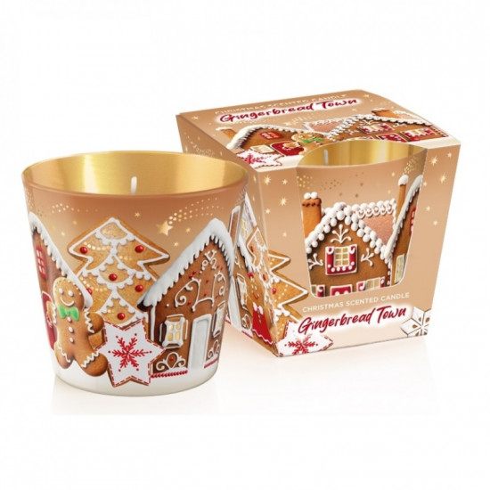 BARTEK CANDLES Vonná sviečka Gingerbread town 115g