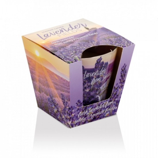 BARTEK CANDLES Vonná sviečka Lavender Fields - Fresh Lavender 115g