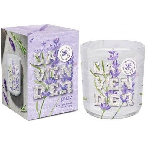 Bartek Candles Vonná sviečka Lavender Pure 150g