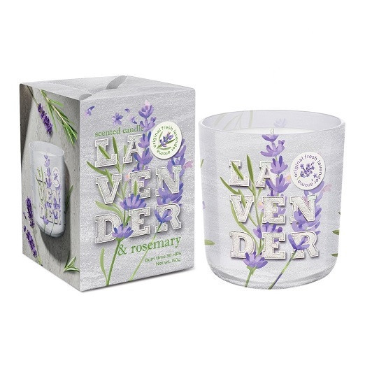 Bartek Candles Vonná sviečka Lavender&Rosemary 150g