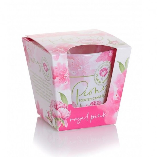 BARTEK CANDLES Vonná sviečka Peony royal pink 115g BARTEK CANDLES Vonná sviečka Peony royal pink 115g