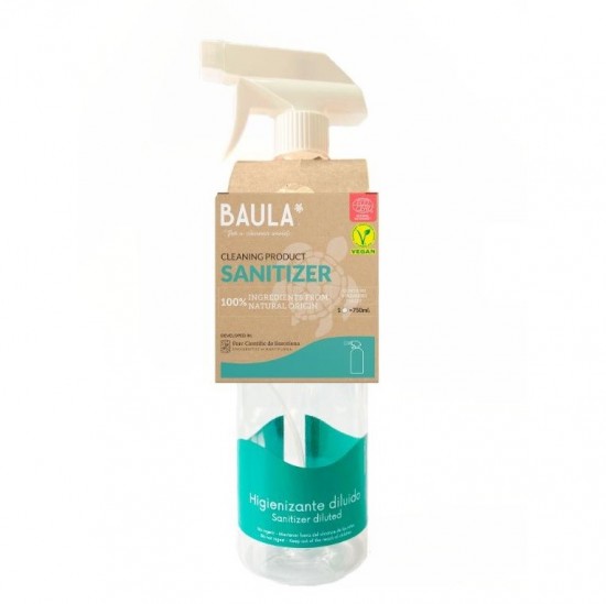 BAULA Dezinfekcia Starter kit - fľaša a ekologická tableta na upratovanie
