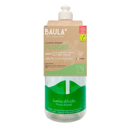 BAULA Podlahy Starter kit - fľaša a ekologická tableta na upratovanie