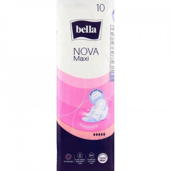 BELLA Nova Maxi hygienické vložky 10ks BELLA Nova Maxi hygienické vložky 10ks