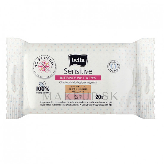 BELLA Sensitive intímne vlhčené utierky 10ks