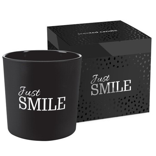 BISPOL Vonná sviečka (2knôty) Just smile 300g