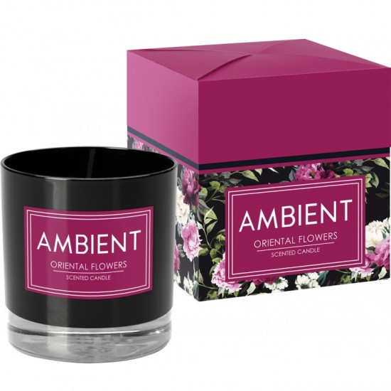 BISPOL Vonná sviečka Ambient Oriental flowers 170g