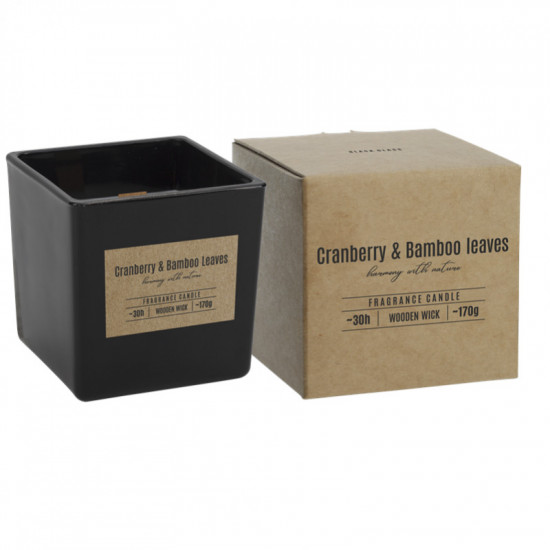 BISPOL Vonná sviečka Cranberry&Bamboo leaves 170g