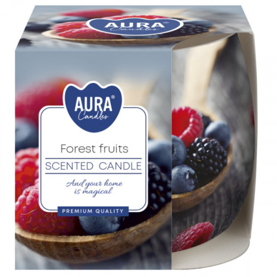BISPOL Vonná sviečka - Forrest fruits 100g