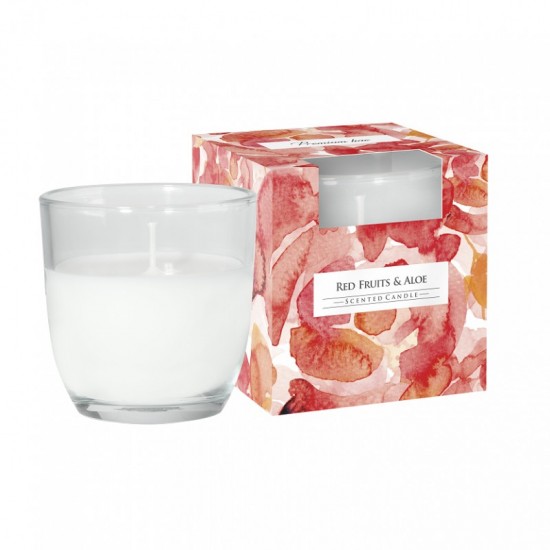 BISPOL Vonná sviečka Premium Line Red fruits & Aloe 100g BISPOL Vonná sviečka Premium Line Red fruits & Aloe 100g