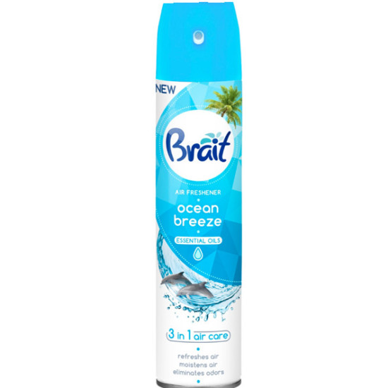 Brait osviežovač vzduchu Ocean Breeze 300ml Brait osviežovač vzduchu Ocean Breeze 300ml