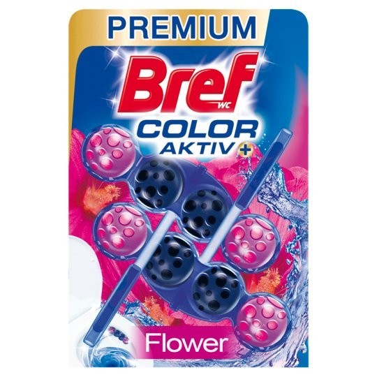 BREF WC Blok Color Aktiv - Fresh Flowers 2x50g