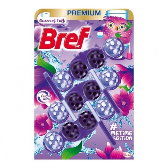 BREF Color Aktiv Me Time Edition Queen of Talk WC Blok 3x50g