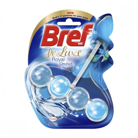 BREF DeLuxe tuhý WC blok Royal Orchid 50g BREF DeLuxe tuhý WC blok Royal Orchid 50g