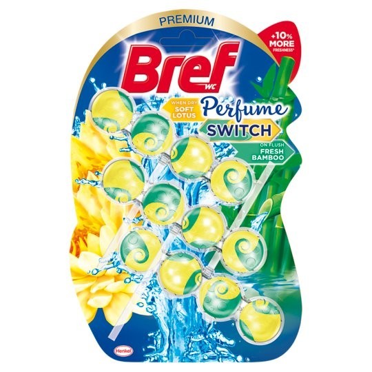 BREF Perfume Switch SoftLotus+FreshBamboo 3x50g