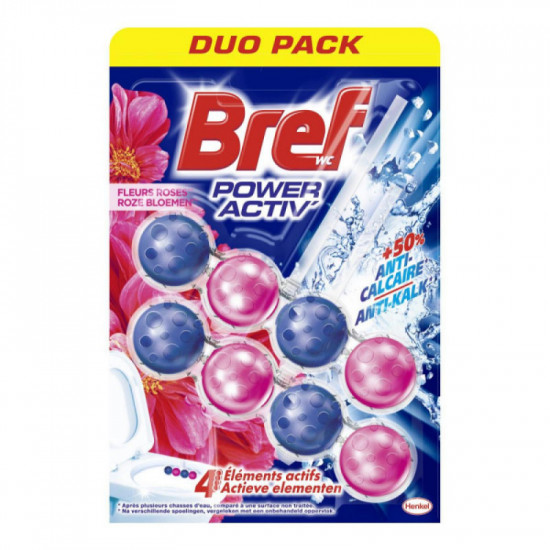 Bref Power Activ 2x50g Fleur Roses