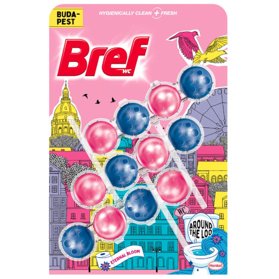 Bref Power Active Limited Edition 3x50g Around the Loo - Budapest