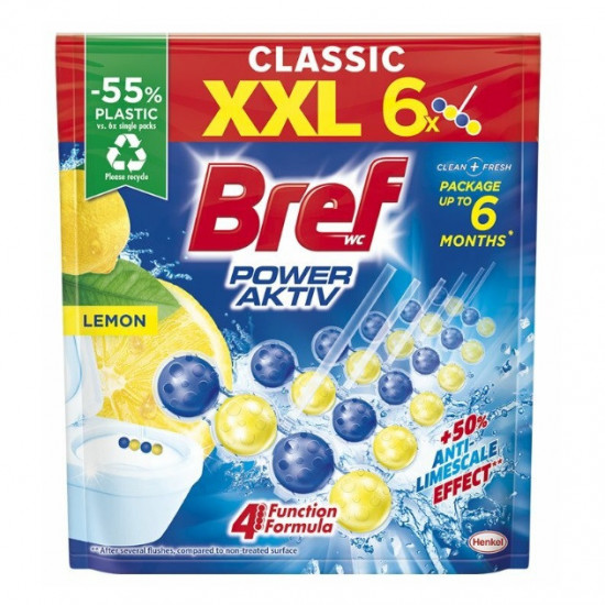 Bref power aktiv 6x50g - Classic XXL - Lemon