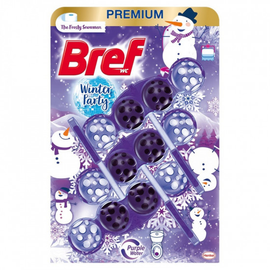 Bref Premium 3x50g - The Frosty Snowmen (Winter Party) - Purple water