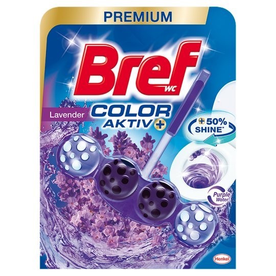 BREF WC blok Color Aktiv - Levander 50g BREF WC blok Color Aktiv - Levander 50g