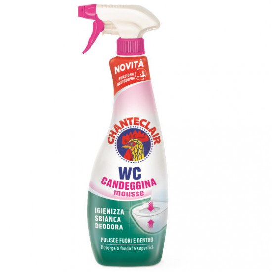CHANTECLAIR Penový čisťič na WC s bieliacim účinkom 625ml