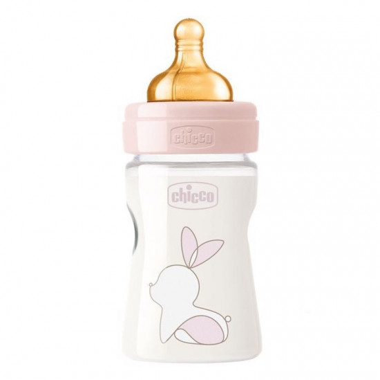 CHICCO Original Touch dojčenská fľaša Ružová 150 ml