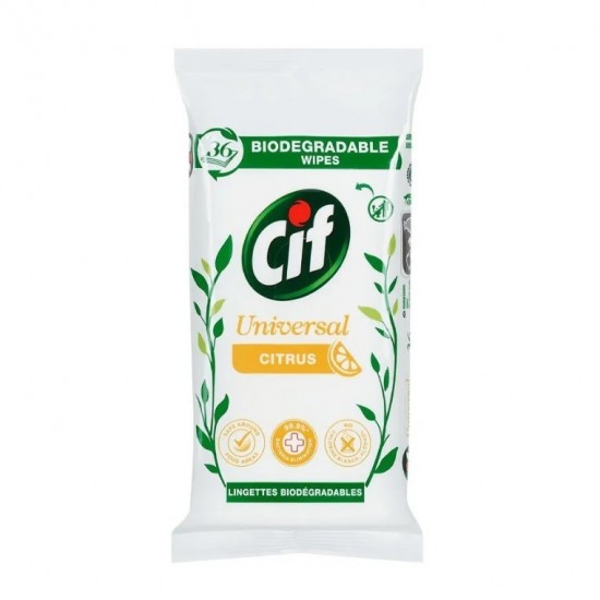 CIF Univerzálne čistiace obrúsky Citrus  36ks