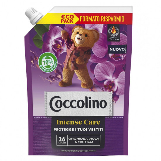 COCCOLINO aviváž Orchidea Viola & Mirtilli  600ml 26 praní náhradná náplň