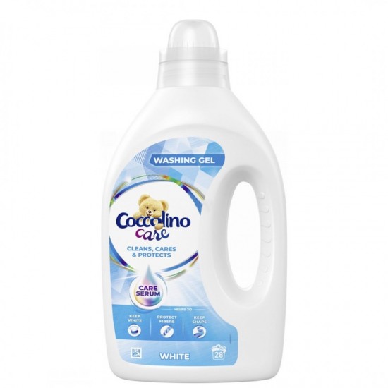 COCCOLINO CARE Prací gél 1,2l Biele prádlo - 28praní