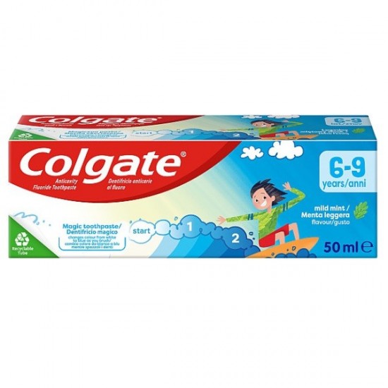 COLGATE Zubná pasta pre deti 6-9 rokov Mild mint 50ml