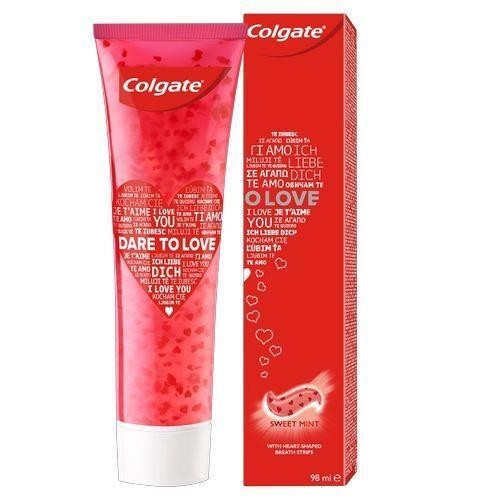 COLGATE Dare To Love Zubná pasta pre svieži dych Sweet Mint 98ml COLGATE Dare To Love Zubná pasta pre svieži dych Sweet Mint 98ml