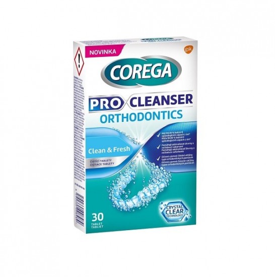 COREGA Pro Cleanser Orthodontics 30 tabliet