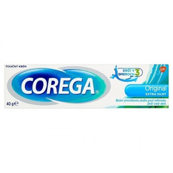 COREGA  Fixačný krém Extra silný - Original 40g