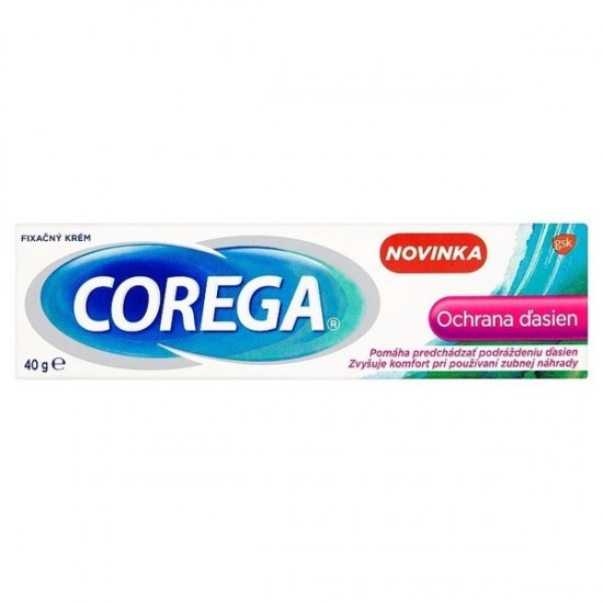 COREGA Fixačný krém Ochrana ďasien 40g COREGA Fixačný krém Ochrana ďasien 40g