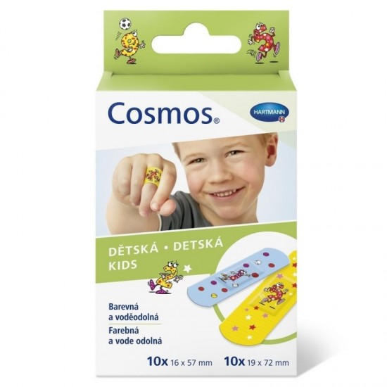 COSMOS Kids Detské vodeodolné náplaste 20ks - dve veľkosti