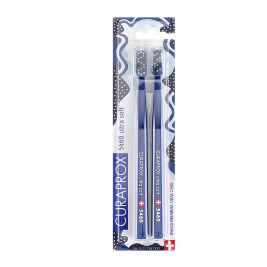 CURAPROX duo-pack zubné kefky Ultra soft 5460 - 2ks Limitovaná edícia Modrá