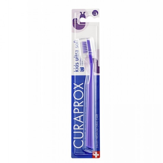 CURAPROX single-pack zubná kefka Kids Ultra soft 5500 - 1ks  (rôzne farebné kombinácie)