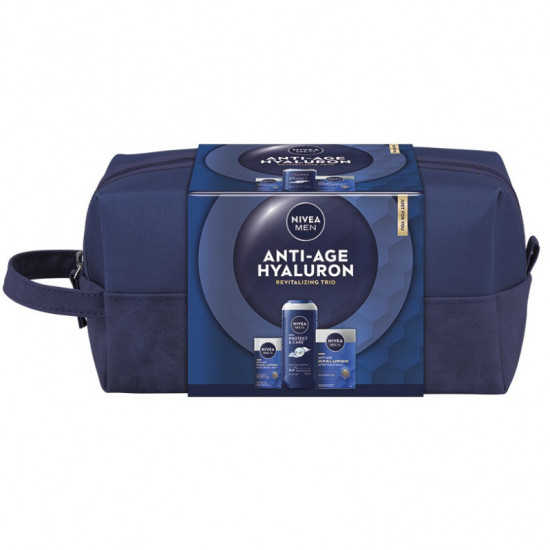 Darčeková sada NIVEA MEN Anti Age Sprchový gél 250ml, Balzam po holení 100ml, Krém 50ml
