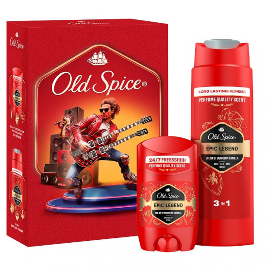 Darčeková sada Old Spice Epic Legend Sprchový gél 250ml, Deostick 50ml
