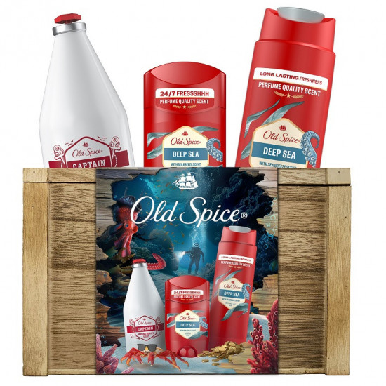 Darčeková sada Old Spice Sprchový gél 250ml, Deostick 50ml, Voda po holení 100ml