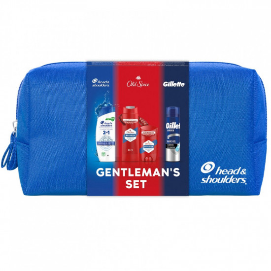 Darčeková sada Šampón 330ml, Sprchový gél 250ml, Deostick 50ml, Gél na holenie 200ml
