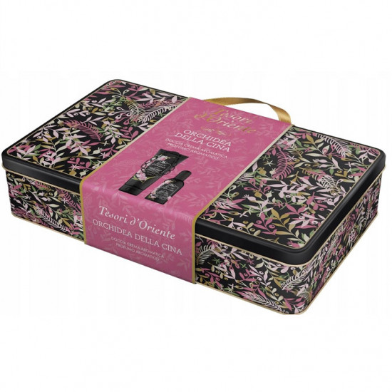 Darčeková sada TESORI D-ORIENTE Orchidea Imperiale Sprchový gél 250ml, Parfum 100ml