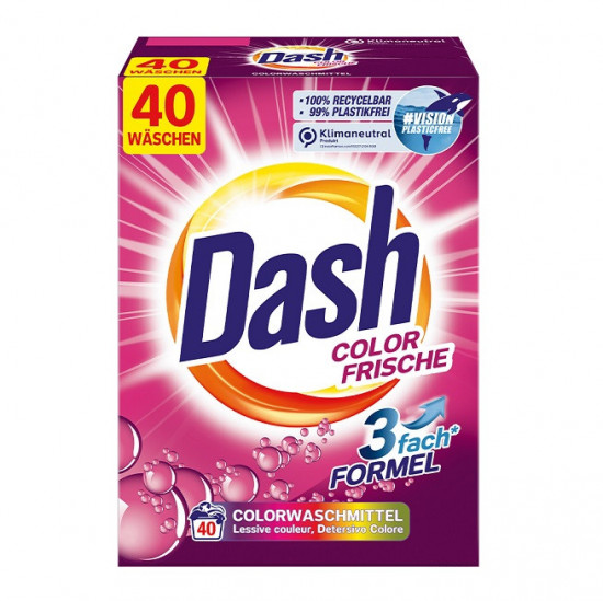 DASH Prací prášok Color Frische 2,6kg - 40 praní